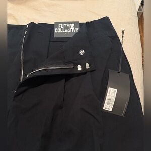 NWT Future Collective High Rise Women’s Pleated Wide Leg Pants